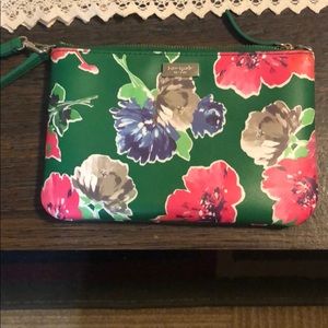 Kate Spade floral wristlet